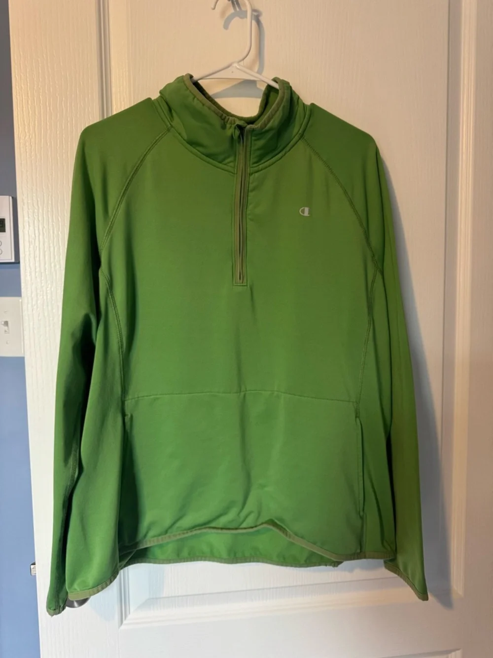 Champion Lime Green Half-Zip Pullover - Picture 1 of 3